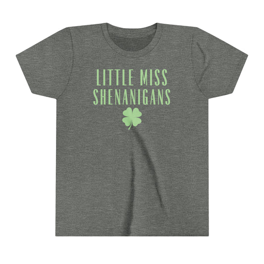 Little Miss Shenanigans - Youth Jersey Short Sleeve Tee