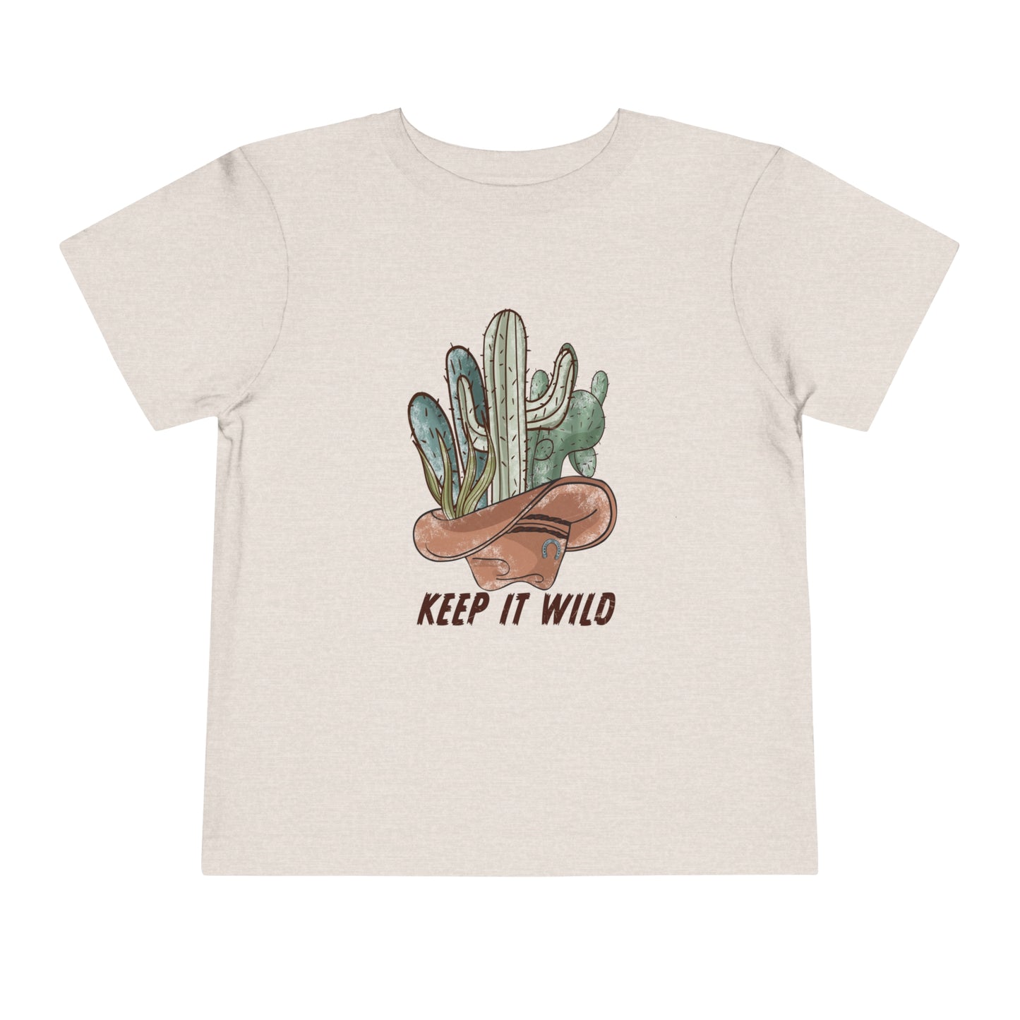 Keep It Wild | Toddler T-Shirt | Retro Western Toddler Tee