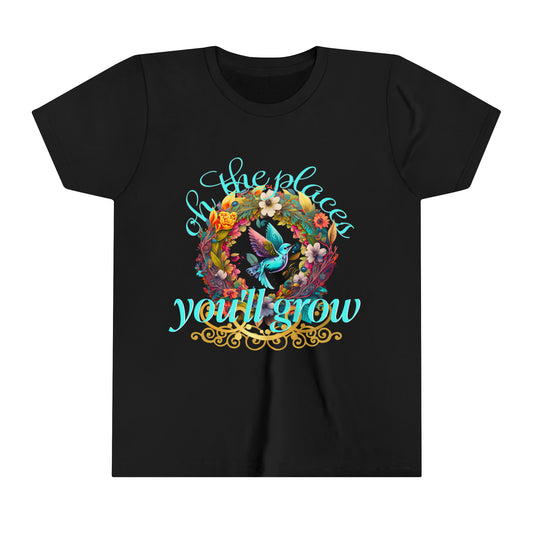 Youth "Oh, the Places You'll Grow!" Short Sleeve Tee