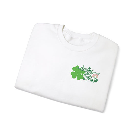 St. Patrick's Day Sweatshirt for NICU Nurse | Shamrock Sweatshirt for NICU RN
