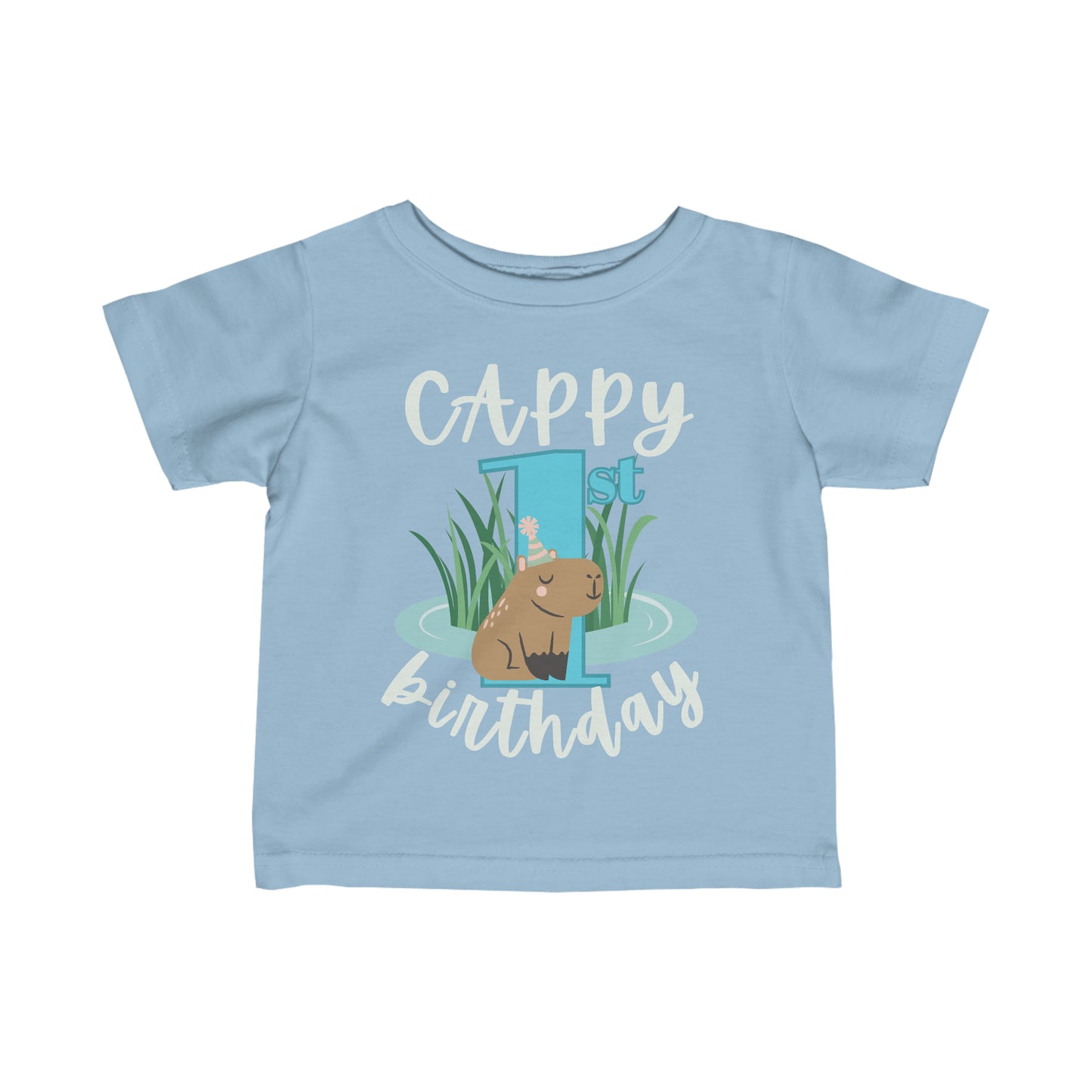 Capybara Birthday T-Shirt for Baby Boy | First Birthday
