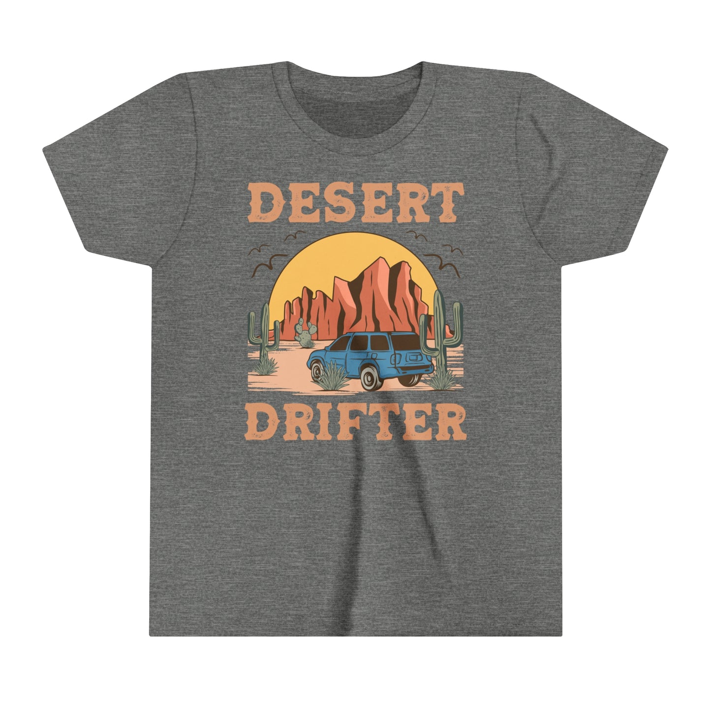 Desert Drifter Youth T-Shirt | Retro Western Kid's Tee
