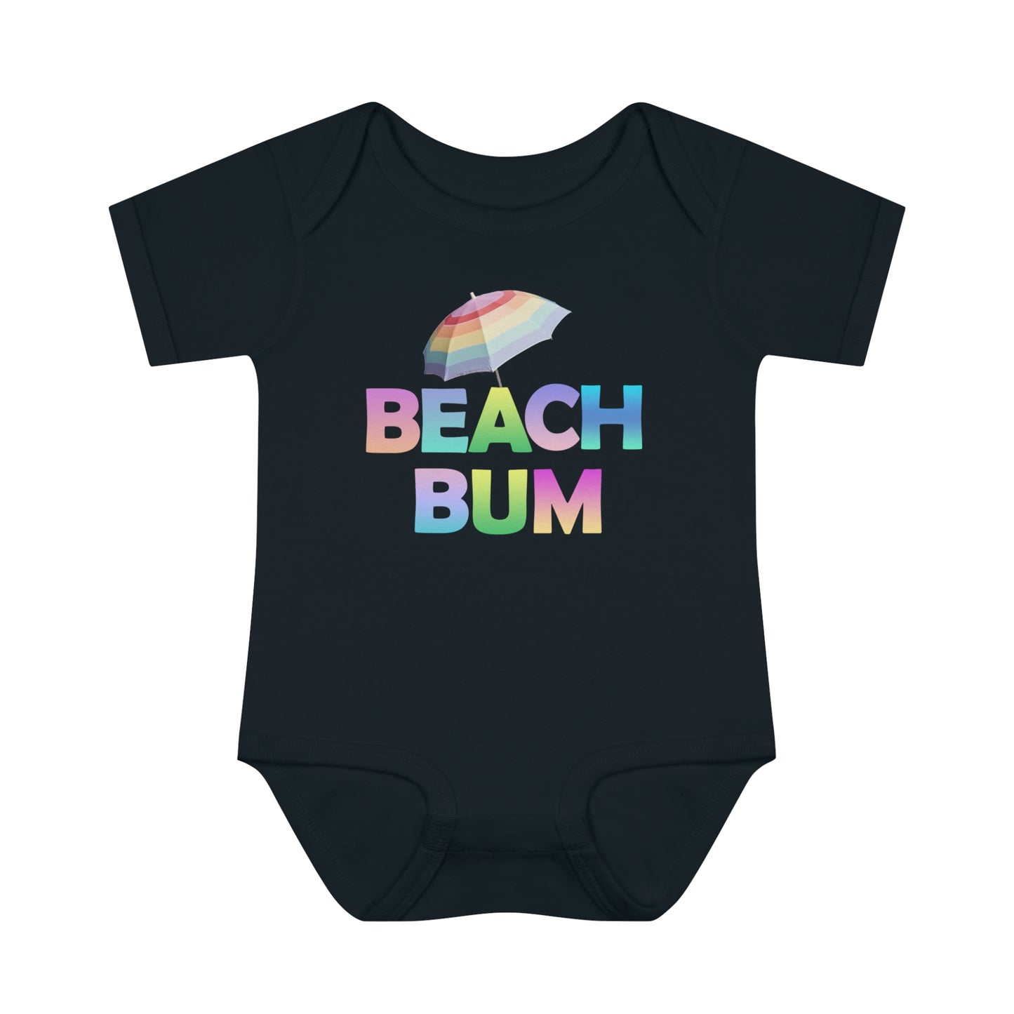 "Beach Bum" Rainbow Onesie