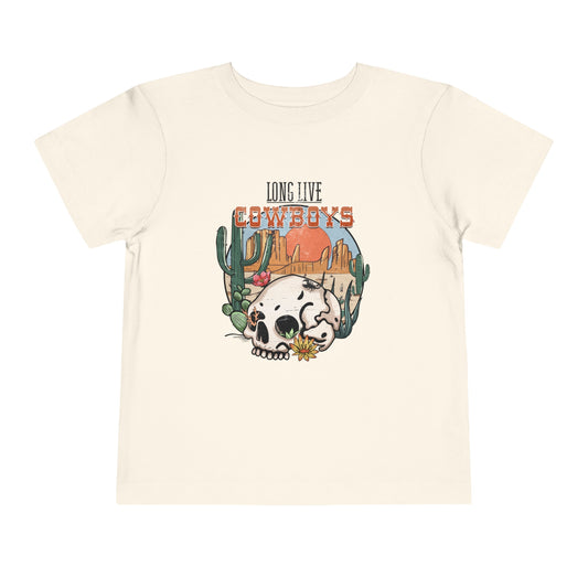 Long Live Cowboys | Toddler Cowboy T-Shirt | Retro Western Tee