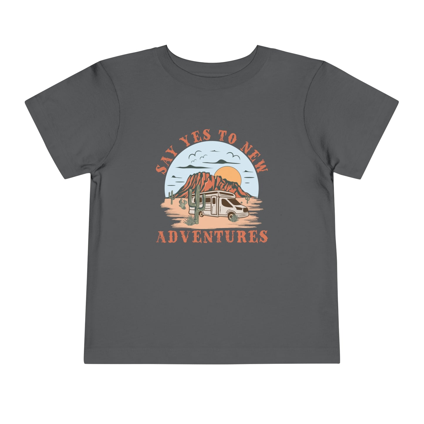 Say Yes to New Adventures | Toddler T-Shirt | Retro Western Tee