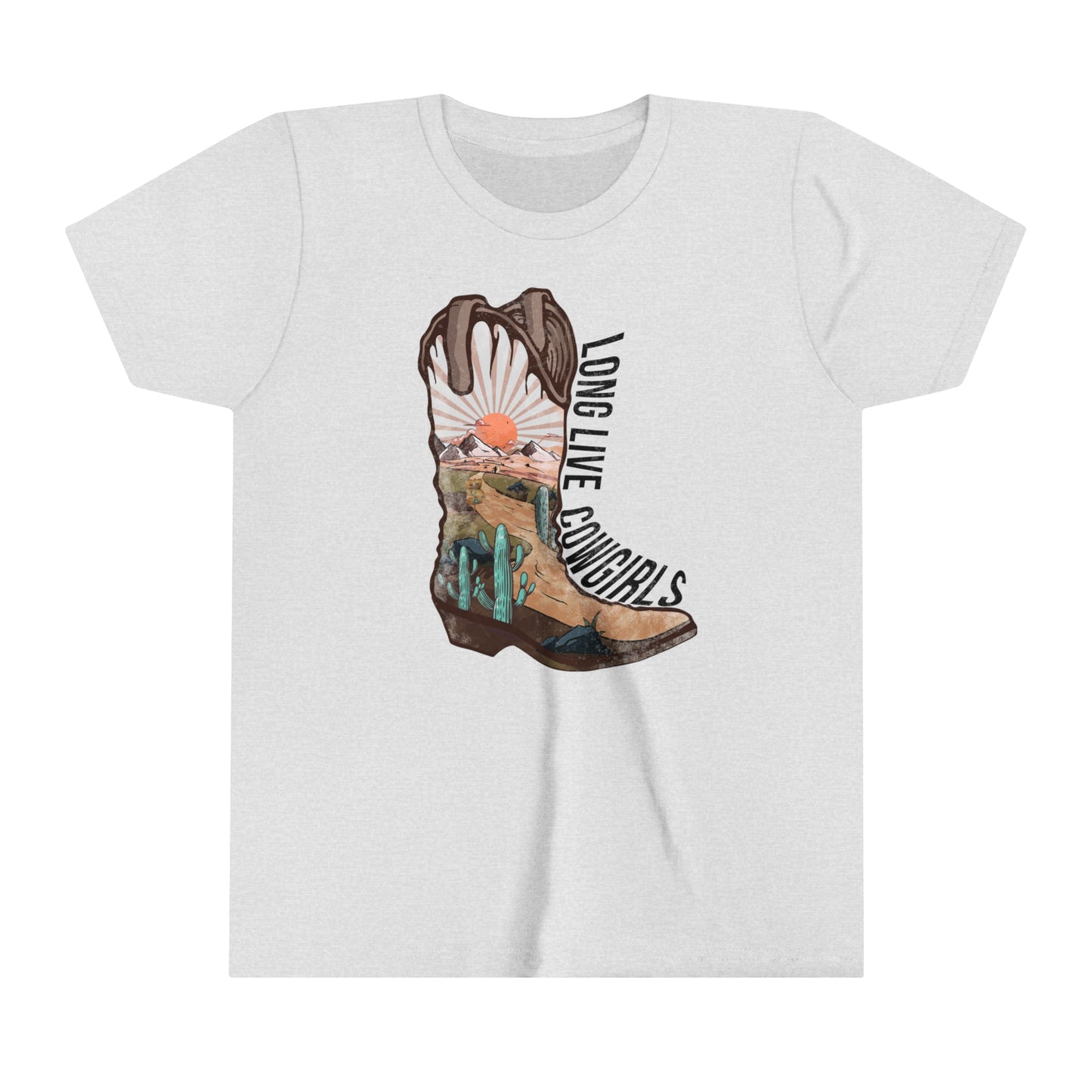 Long Live Cowgirls Youth T-Shirt | Retro Western Kid's Tee
