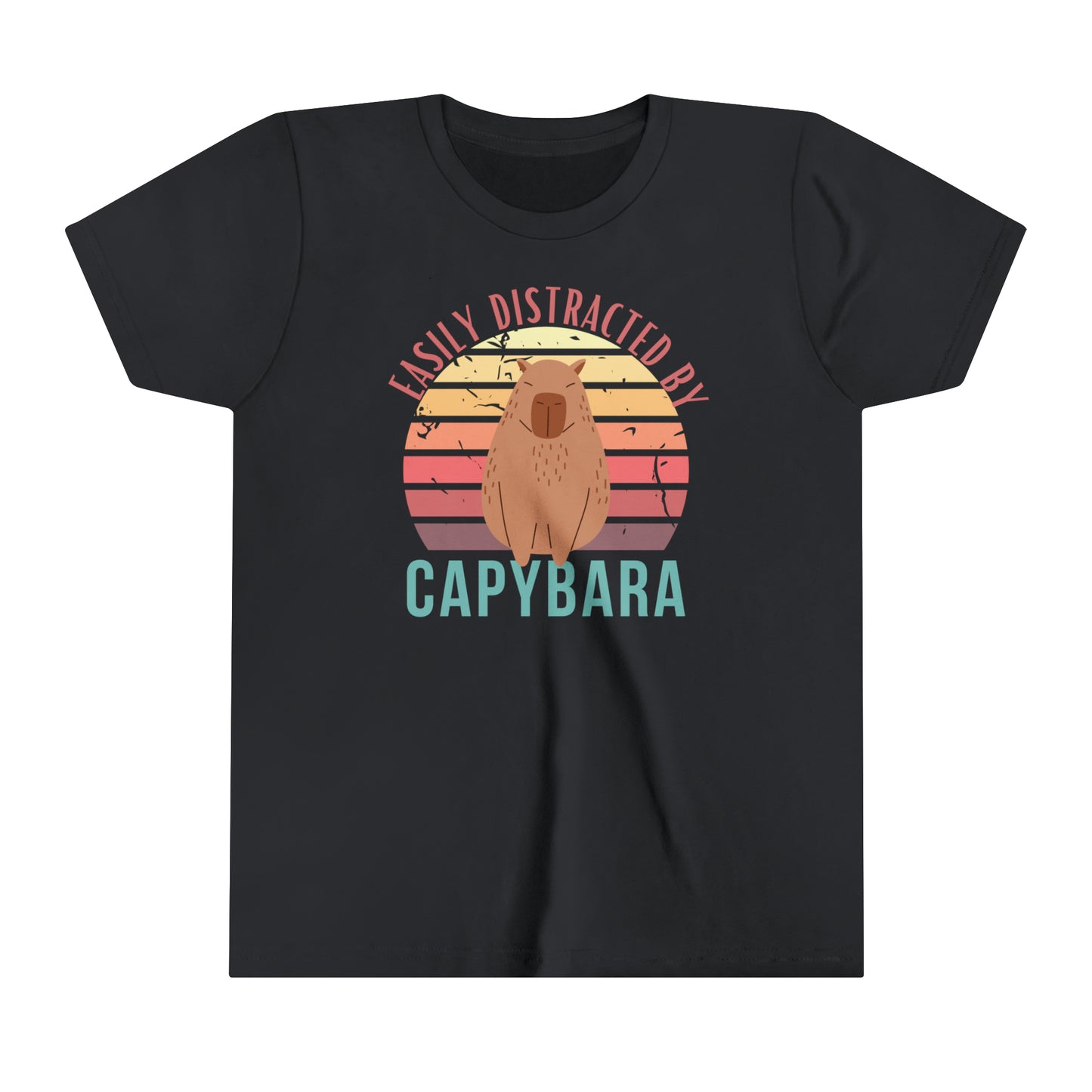 Capybara T-Shirt Youth | Retro Capybara Tee