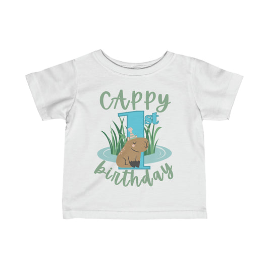 Capybara Birthday T-Shirt for Baby Boy | First Birthday