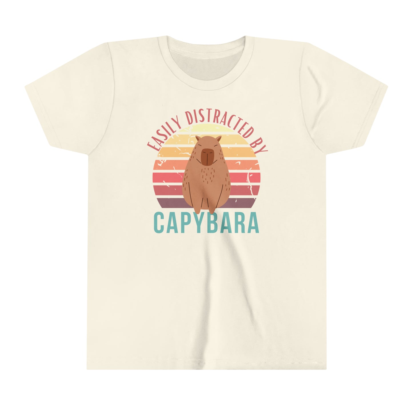 Capybara T-Shirt Youth | Retro Capybara Tee