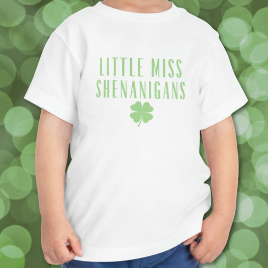 Little Miss Shenanigans - Toddler Short Sleeve Tee