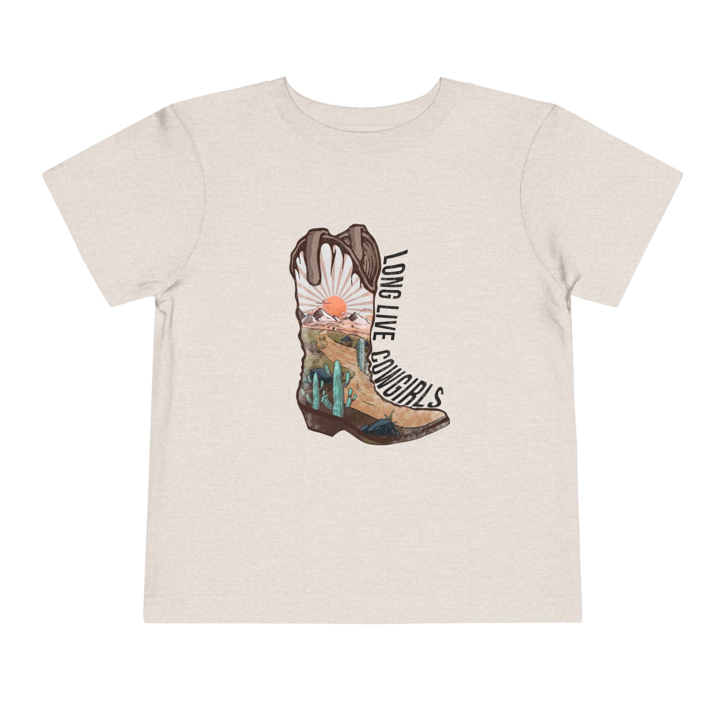 Long Live Cowgirls | Toddler T-shirt | Retro Western Toddler Tee
