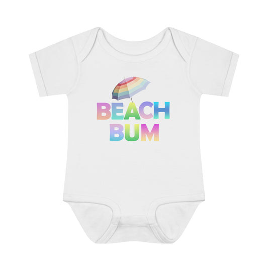 "Beach Bum" Rainbow Onesie