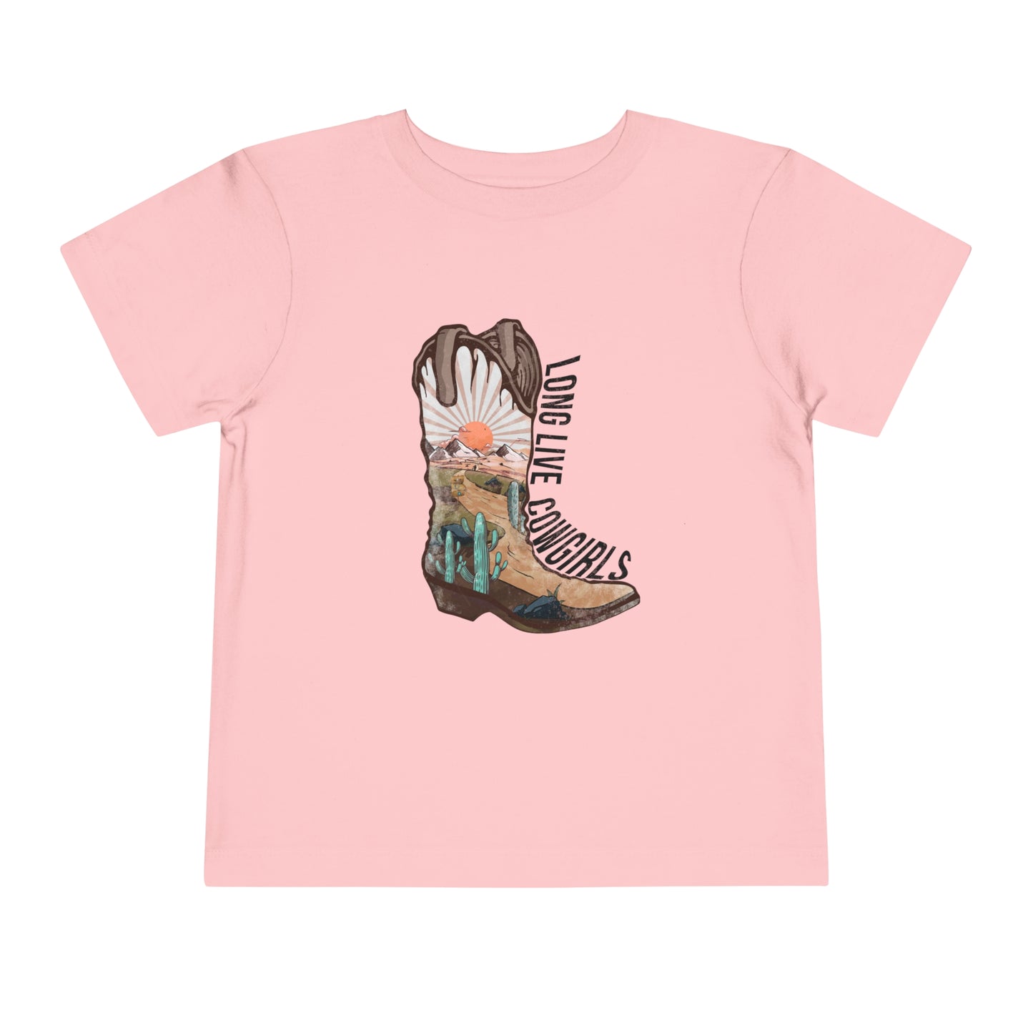 Long Live Cowgirls | Toddler T-shirt | Retro Western Toddler Tee