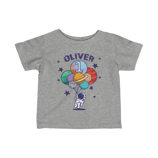 Personalized Birthday Shirt | First Birthday | Outerspace T-Shirt