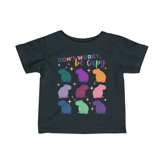 Groovy Capybara T-Shirt for Baby/Toddler | Don't Worry, Be Capy