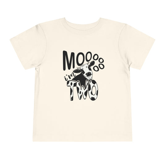 Moo I'm Two | Cow 2nd Birthday T-Shirt