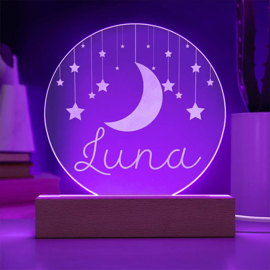 Hang the Moon and Stars | Customized Name Night Light