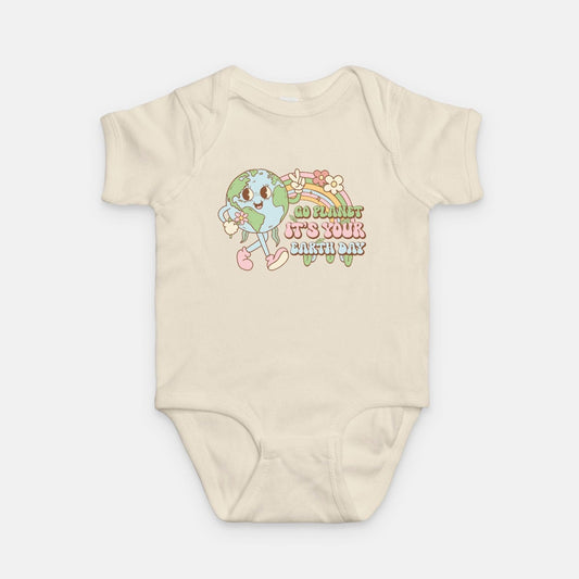 Go Planet, It's Your Earth Day | Earth Day Baby Bodysuit | Planet Baby Shirt
