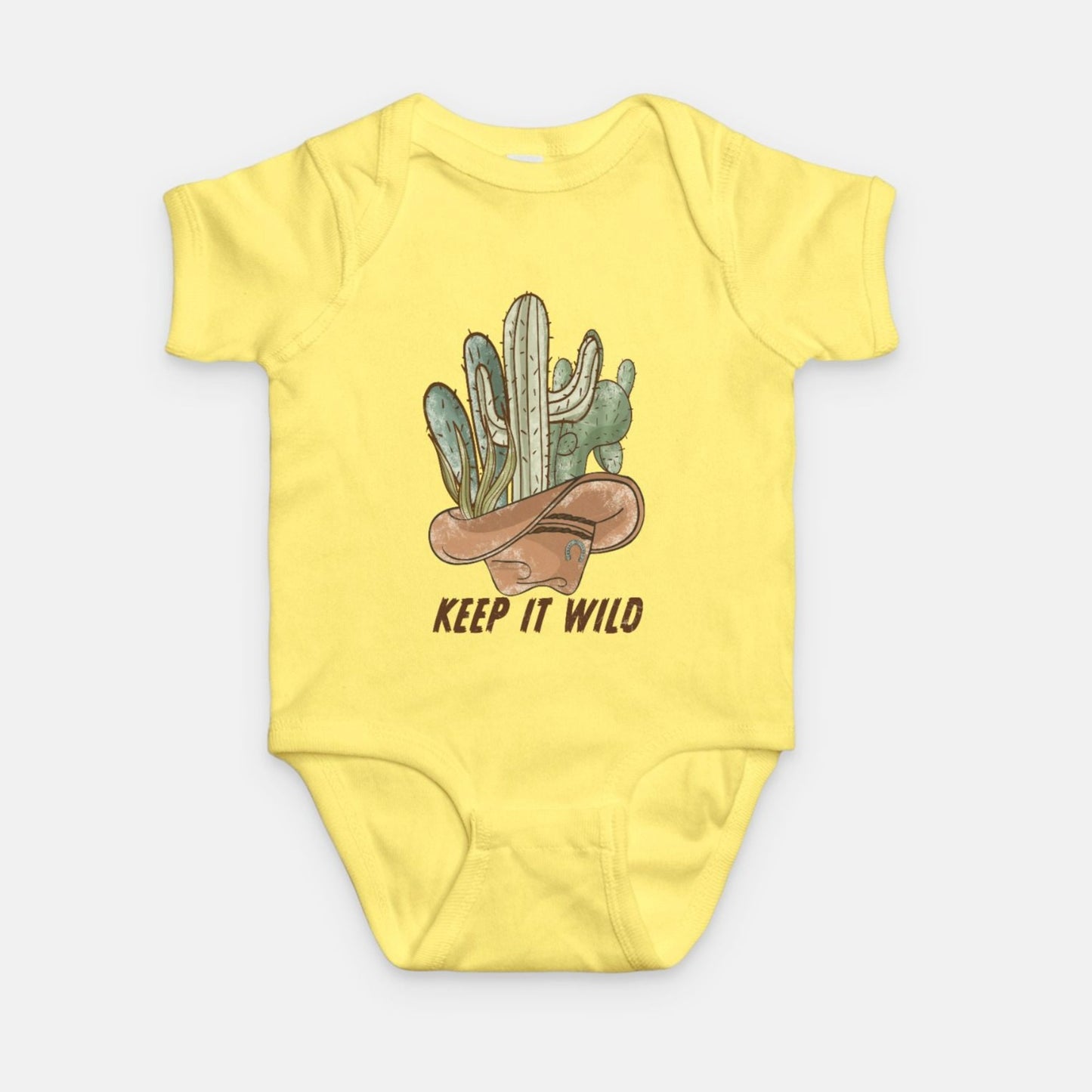Keep It Wild | Baby Bodysuit | Retro Western Baby