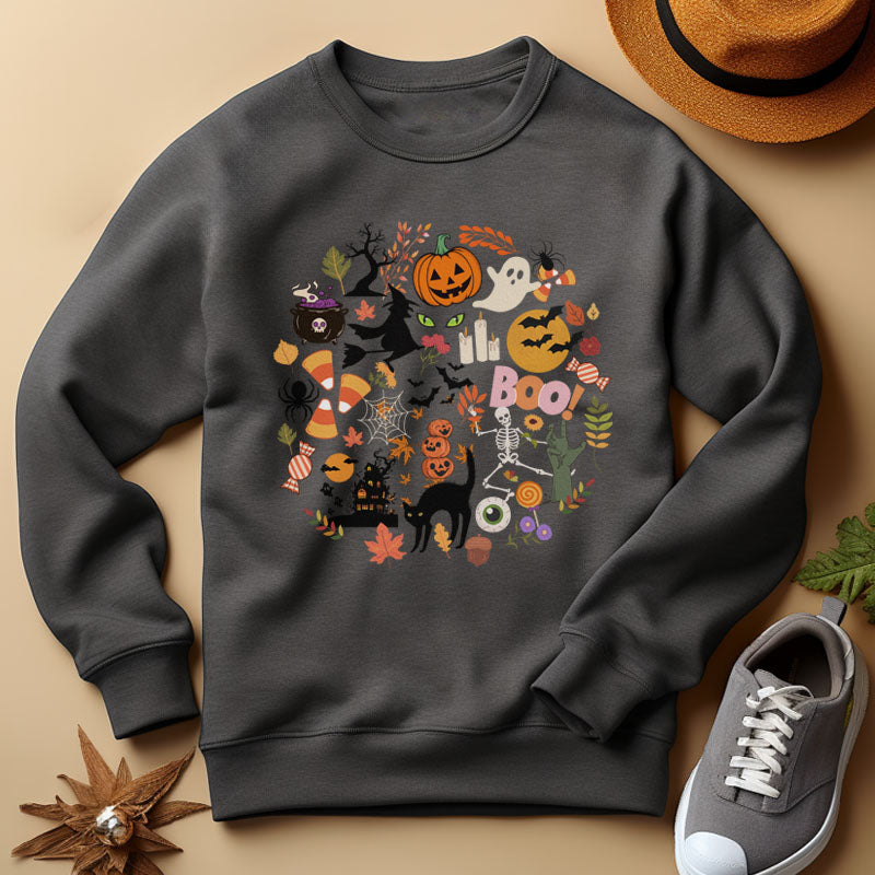Adult Halloween Unisex Crewneck Sweatshirt