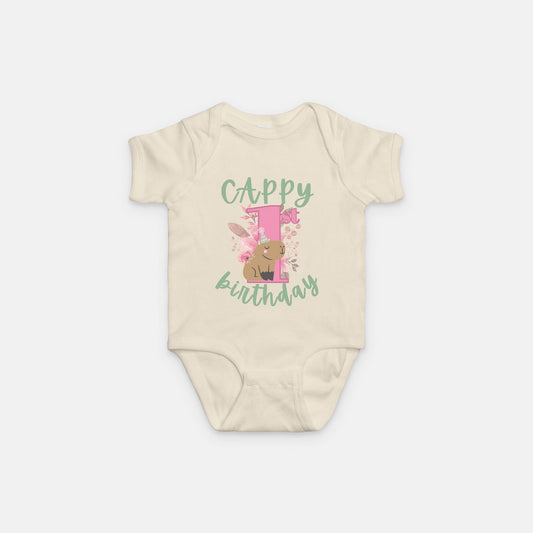 Capybara Birthday Shirt for Girl