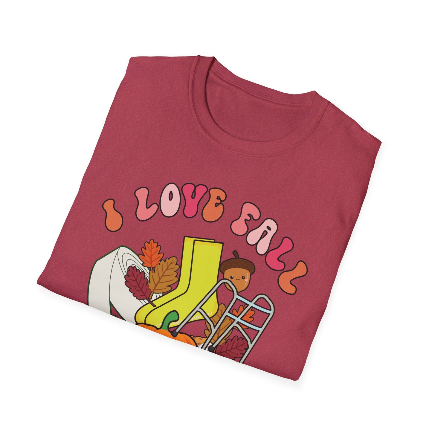 I Love Fall (Prevention) | Fall Shirt for Nurse/PT/OT/Tech