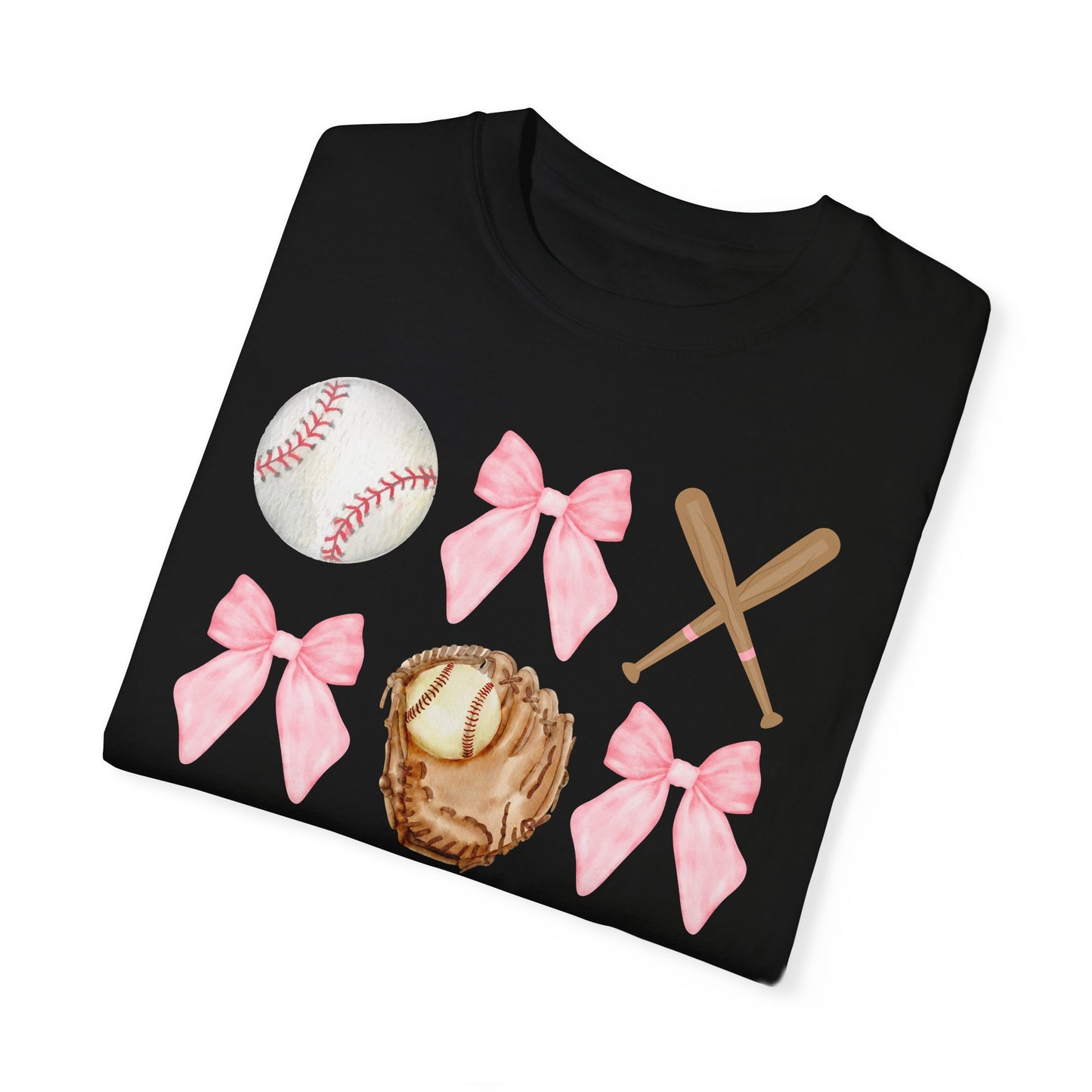 Personalized Coquette Baseball Shirt, Baseball Bow Shirt, Baseball Mom T-Shirt, Baseball Season Tee, Game Day Shirt, Baseball Lover Gift