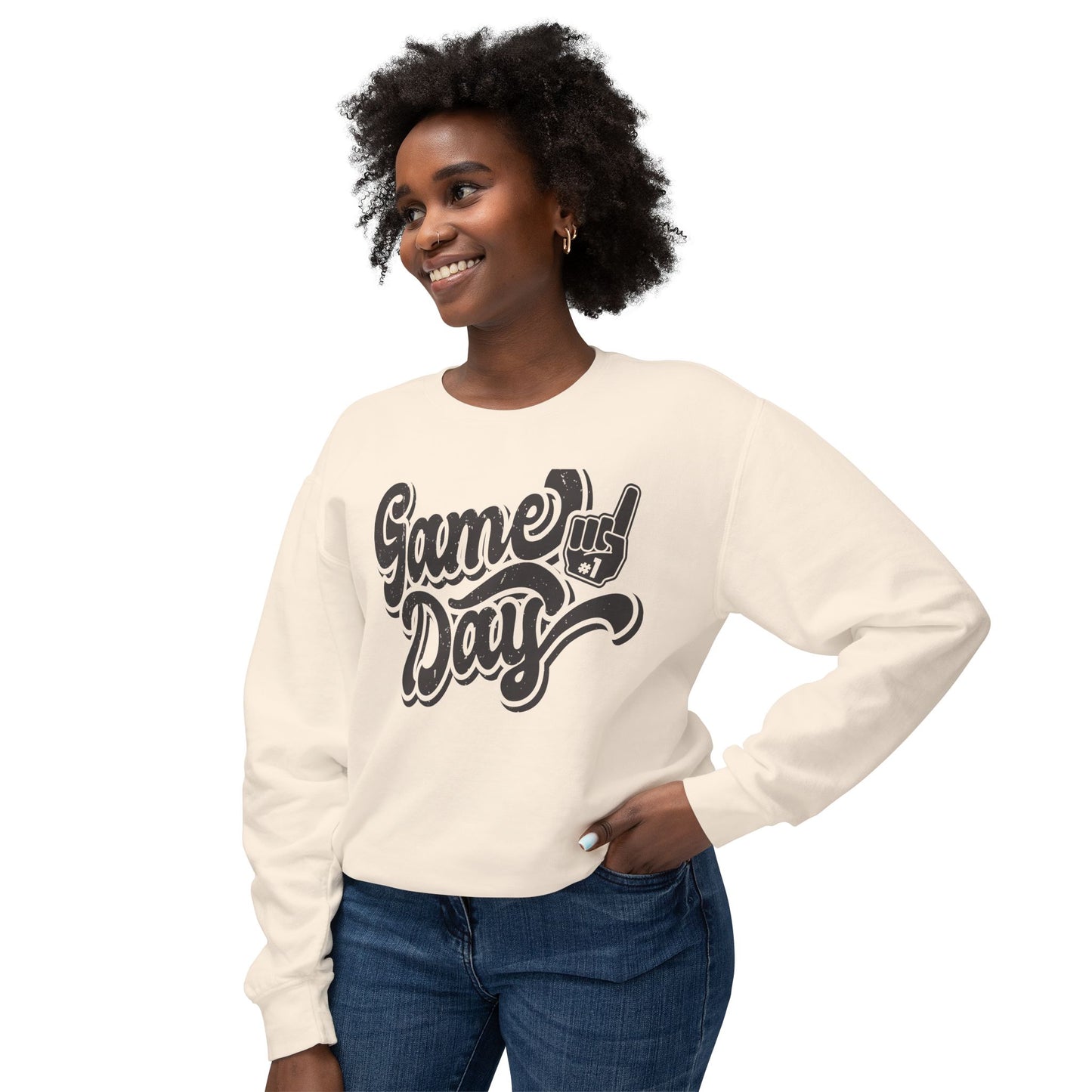 Game Day Vintage | Unisex Lightweight Crewneck Sweatshirt