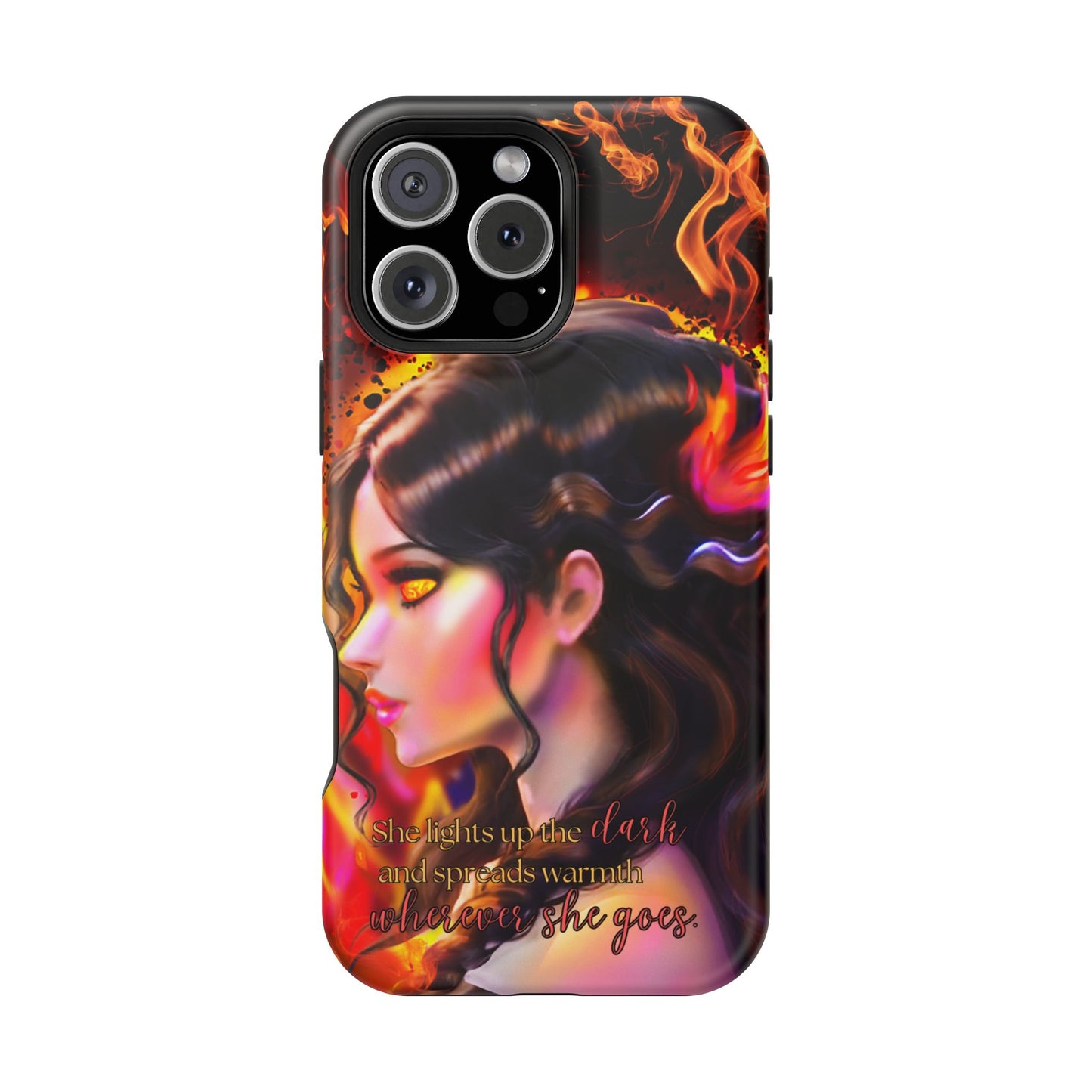 Anime Magnetic Phone Case | Fire Goddess Original Art