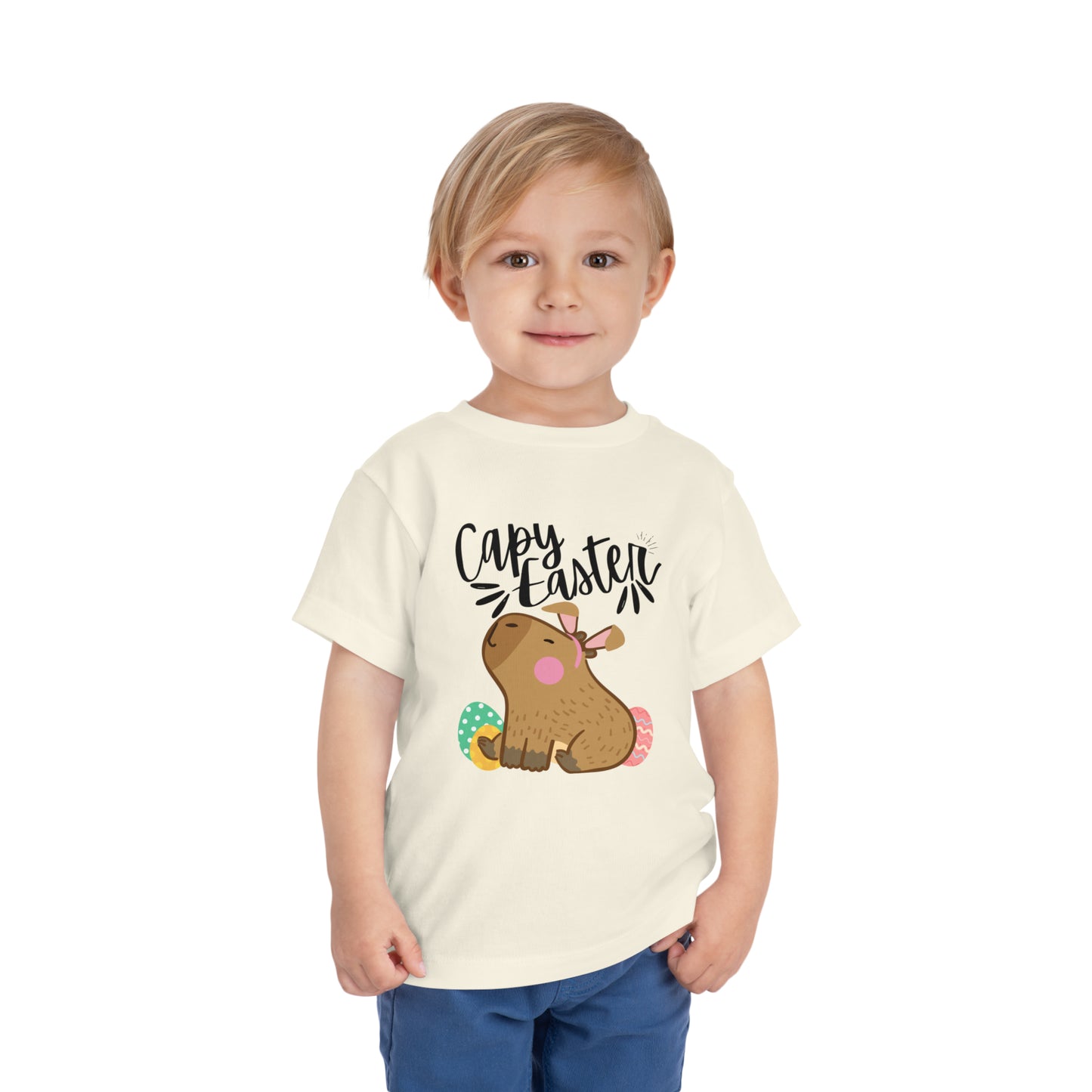 Capy Easter Toddler Tee | Capybara Easter