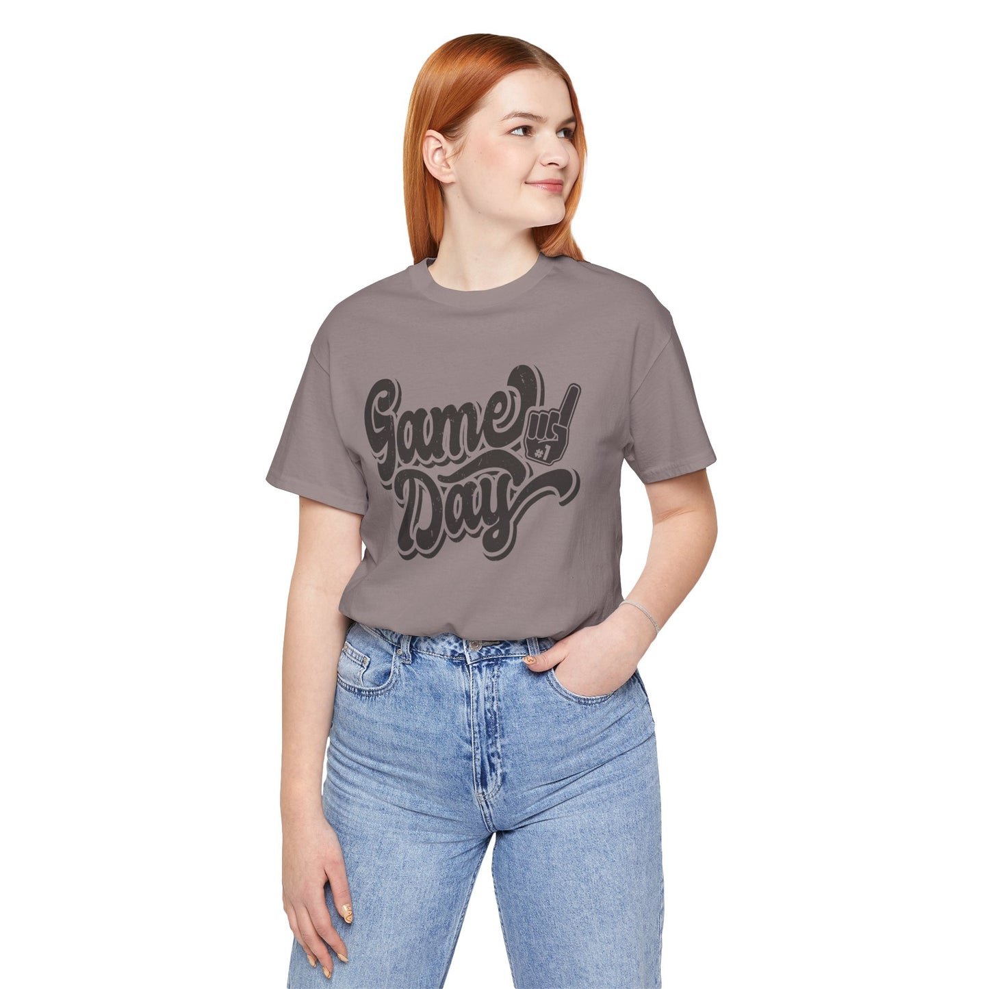 Game Day Vintage #1 Fan - Unisex Jersey Short Sleeve Tee