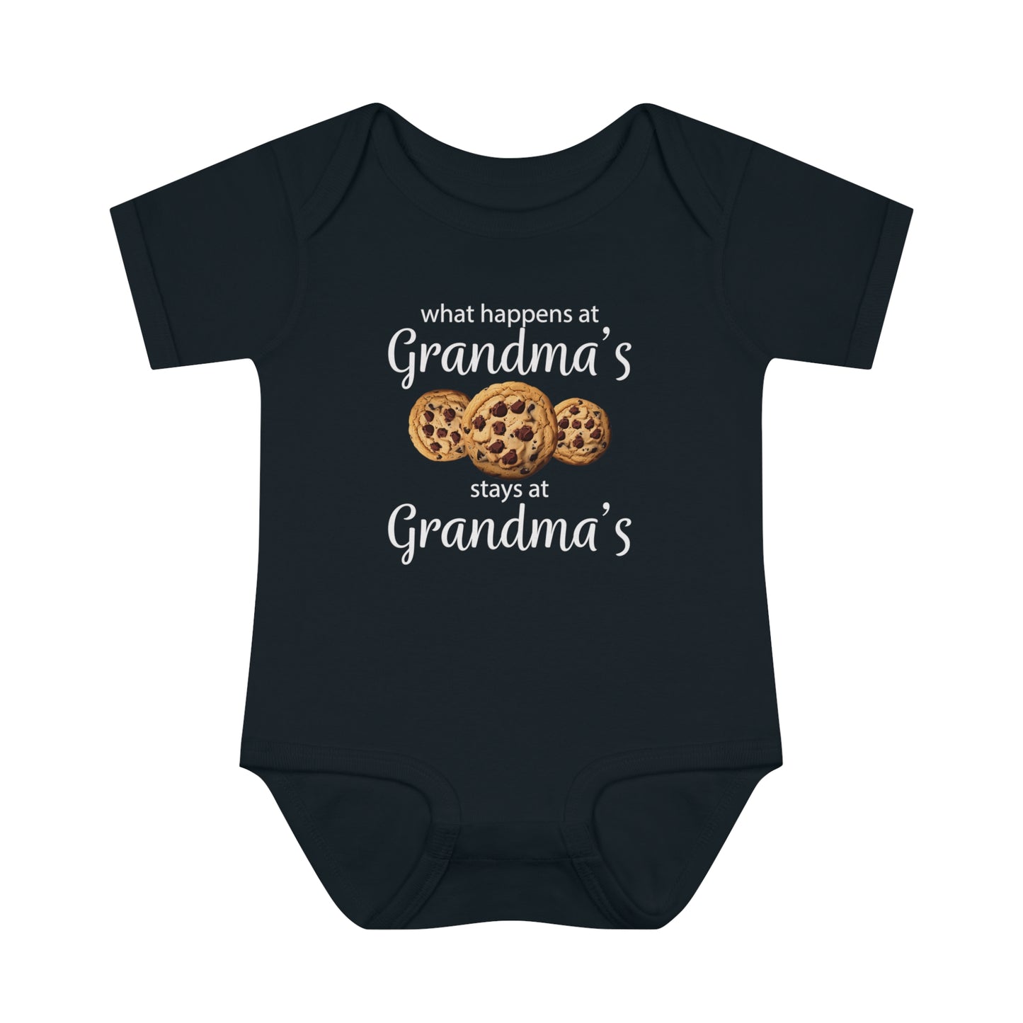 "What Happens At Grandma's" Onesie