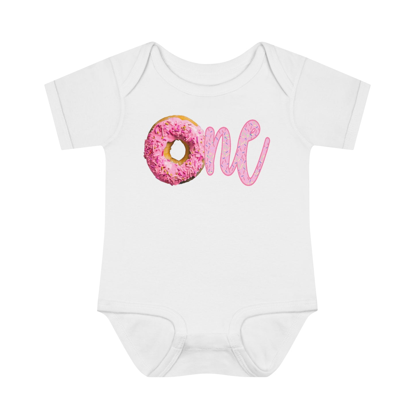 First Birthday Onesie | Pink Donut