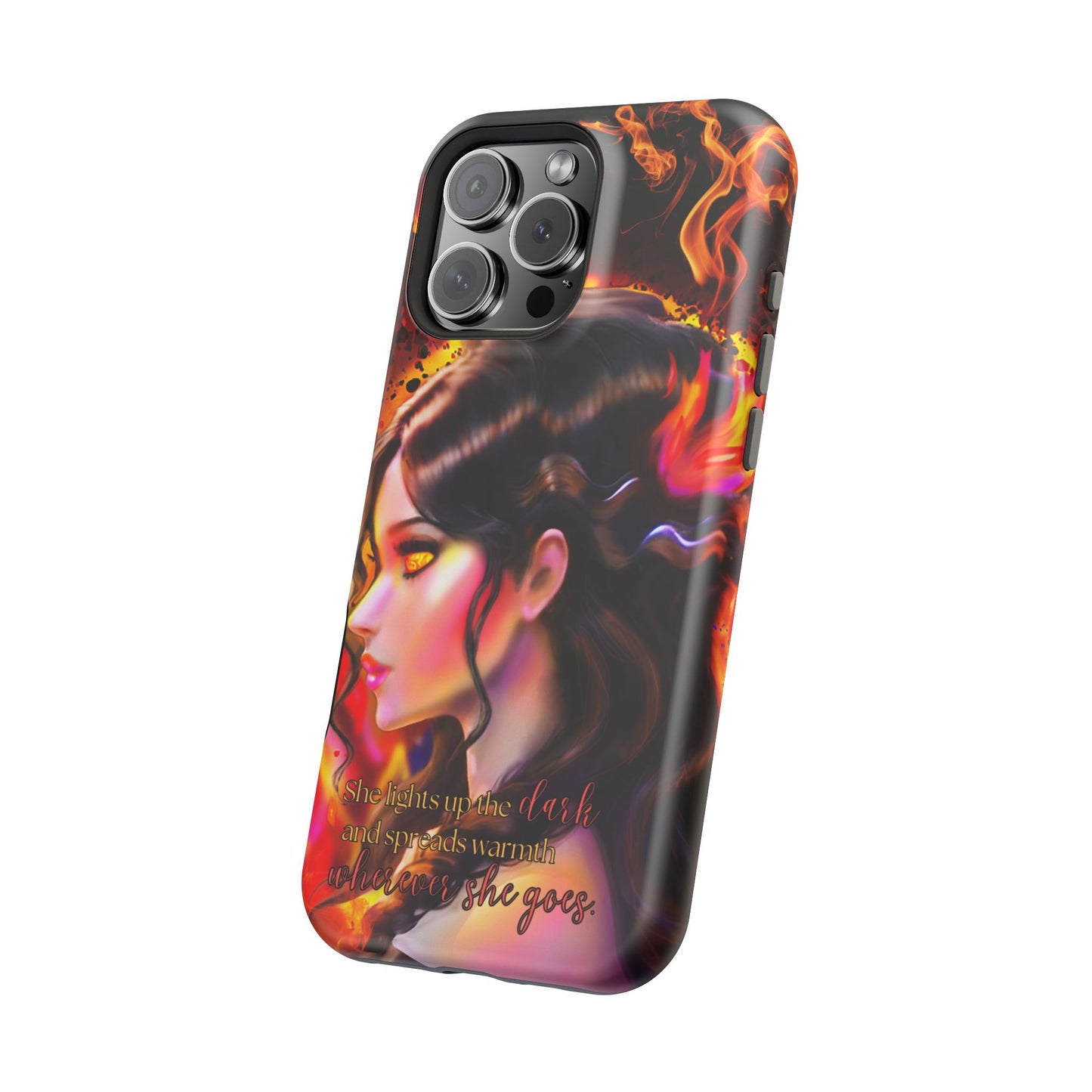 Anime Magnetic Phone Case | Fire Goddess Original Art