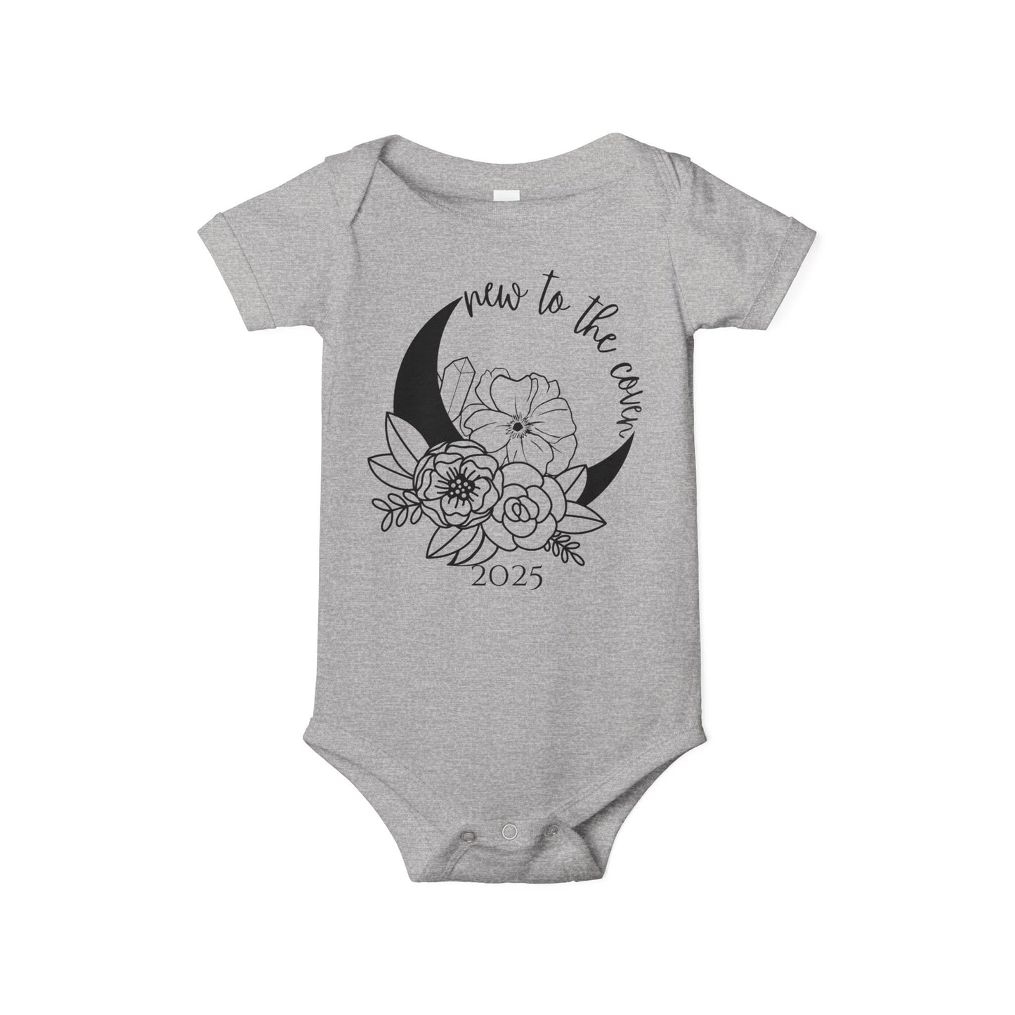 New to the Coven Baby Bodysuit, Goth Baby Clothes, Goth Baby Stuff, Cute Funny Baby Clothes, Gothic Halloween Onesies