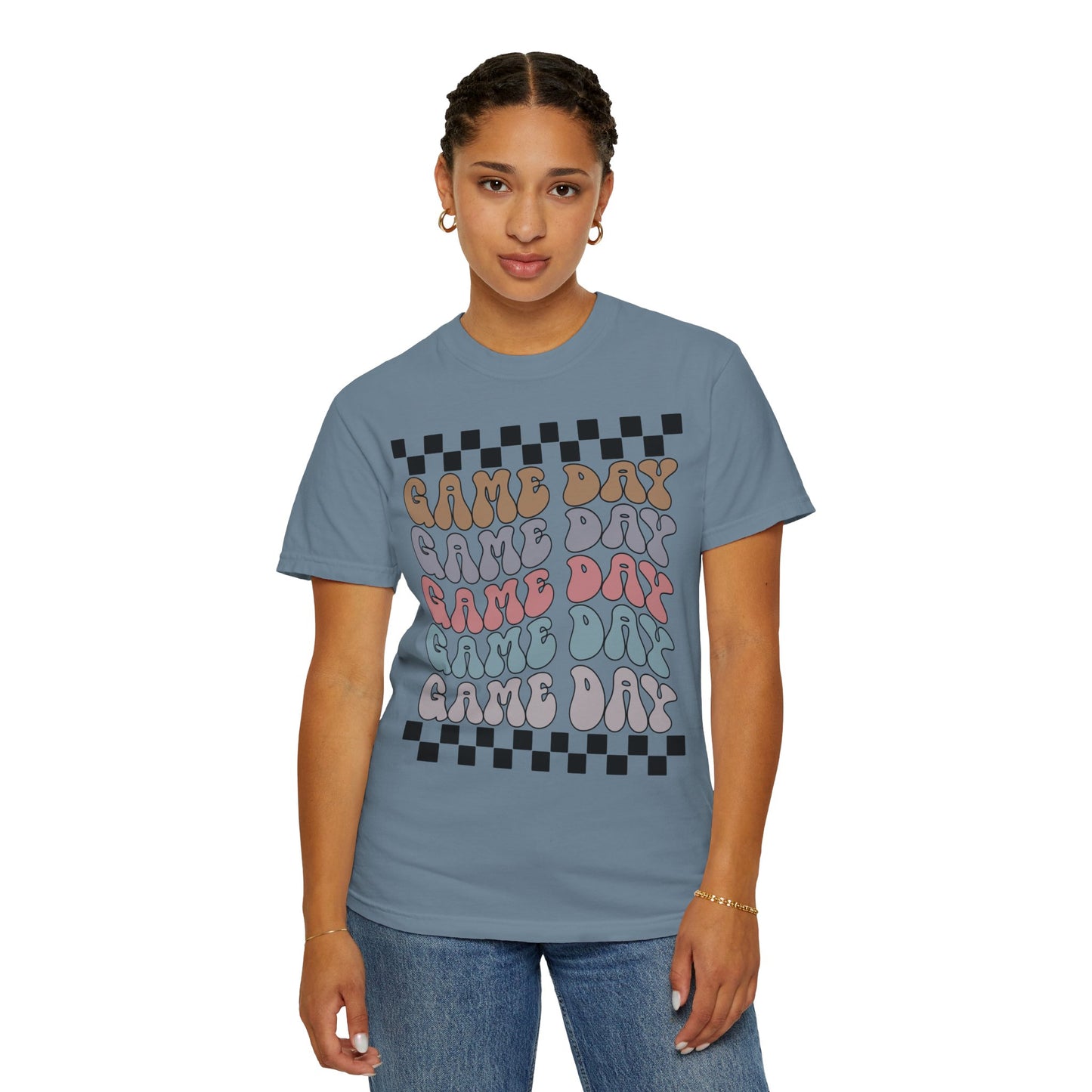 Game Day | Retro Checkers | Unisex Relaxed T-shirt