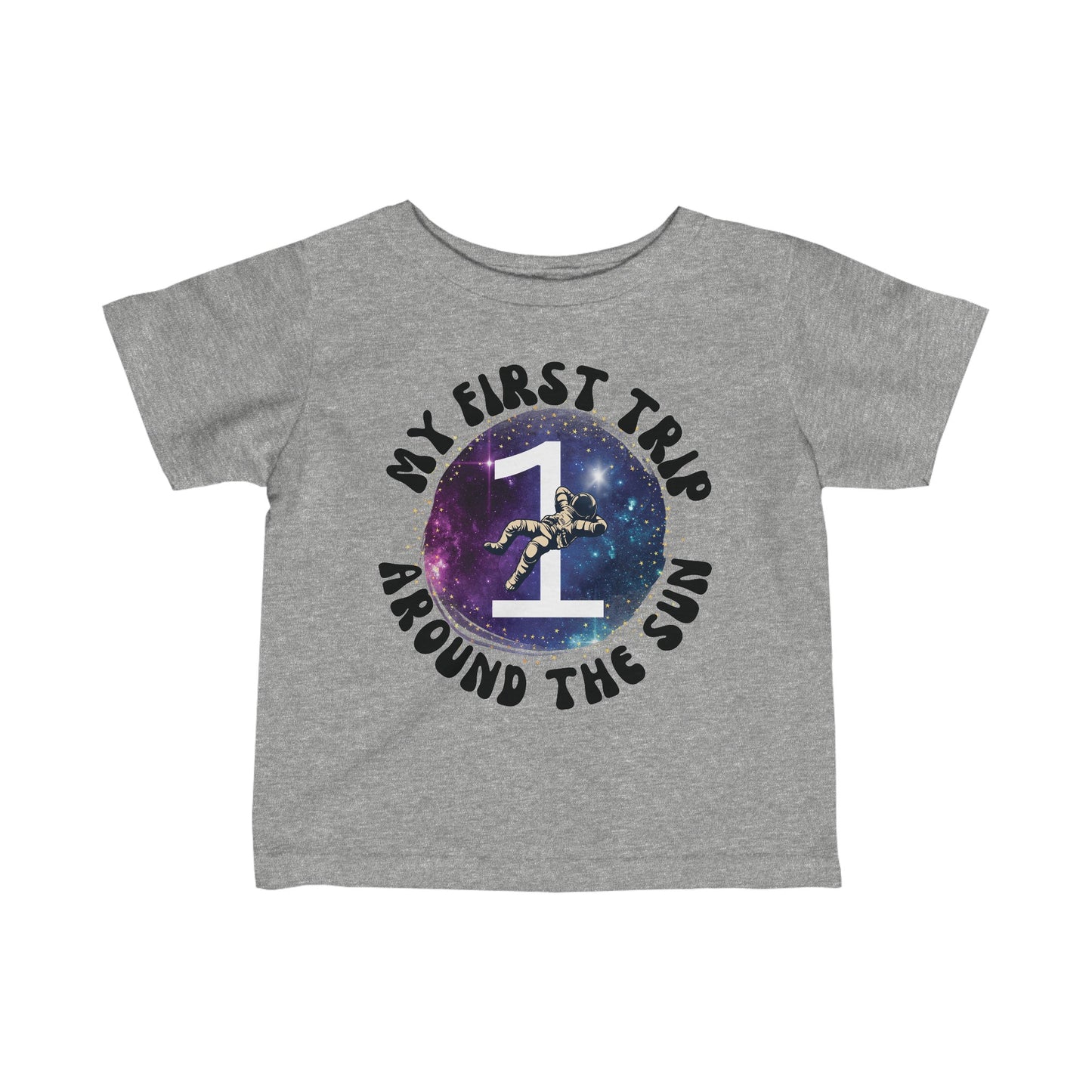 My First Trip Around the Sun | First Birthday Outerspace T-Shirt