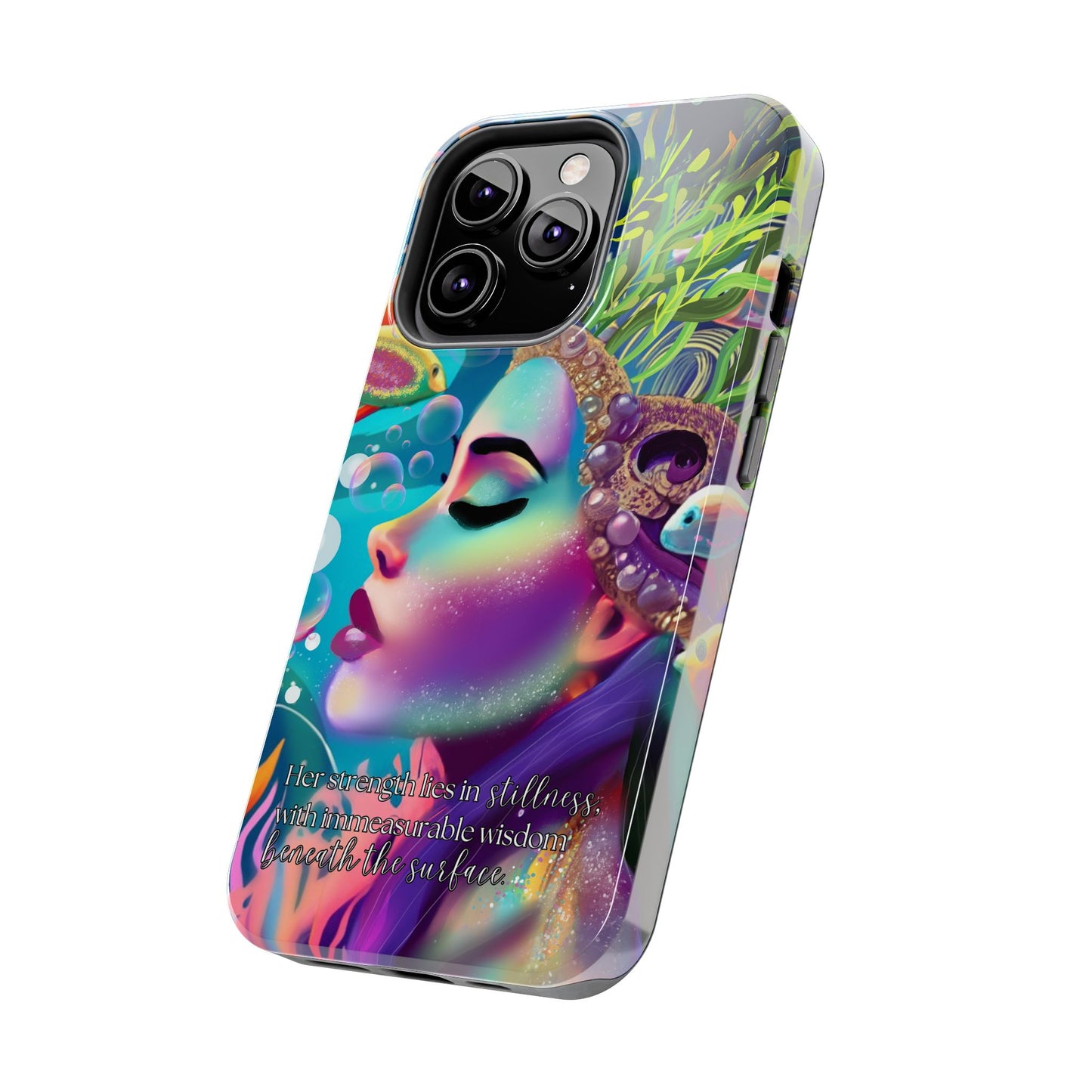 Anime iPhone Case | Water Goddess Original Art | iPhone X, iPhone 11, iPhone 12, iPhone 13, iPhone 14