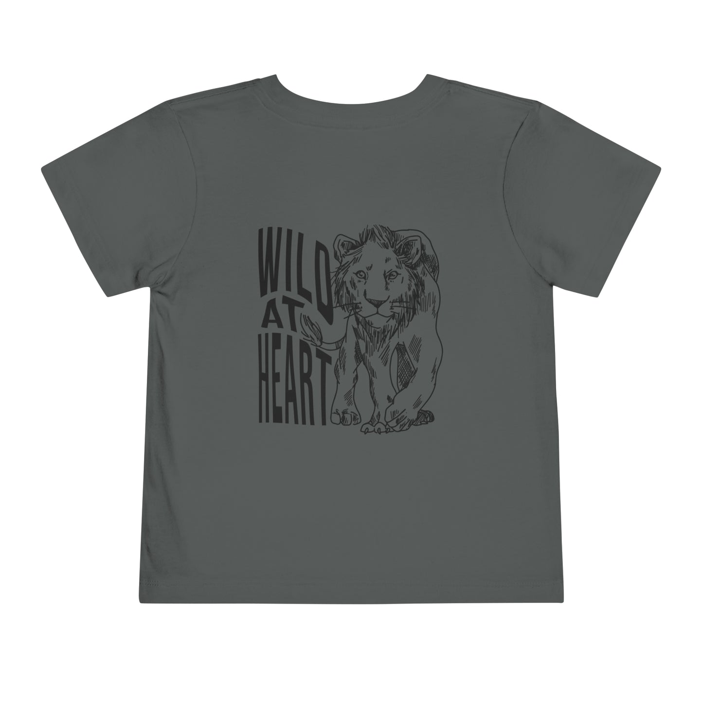 "Wild at Heart" Toddler Tee | Lion Shirt for Wild Kids