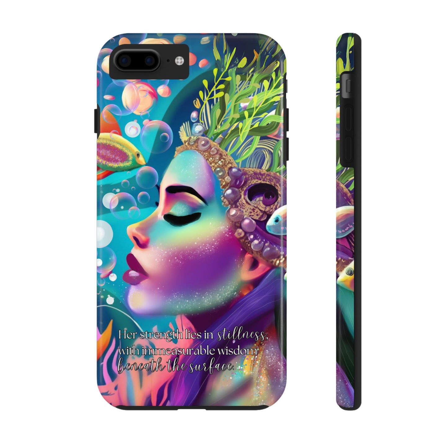 Anime iPhone Case | Water Goddess Original Art | iPhone X, iPhone 11, iPhone 12, iPhone 13, iPhone 14