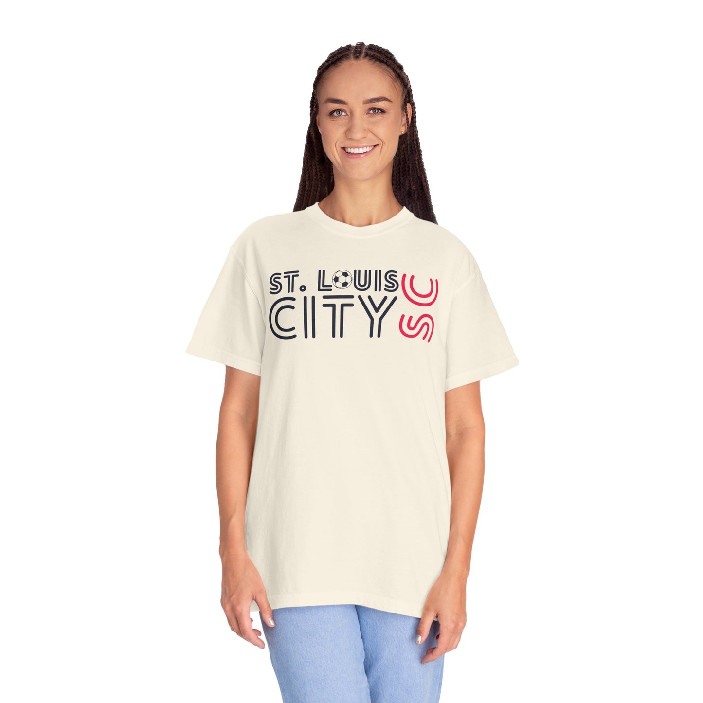 St. Louis City Soccer T-Shirt | Minimalist | Comfort Colors Tee