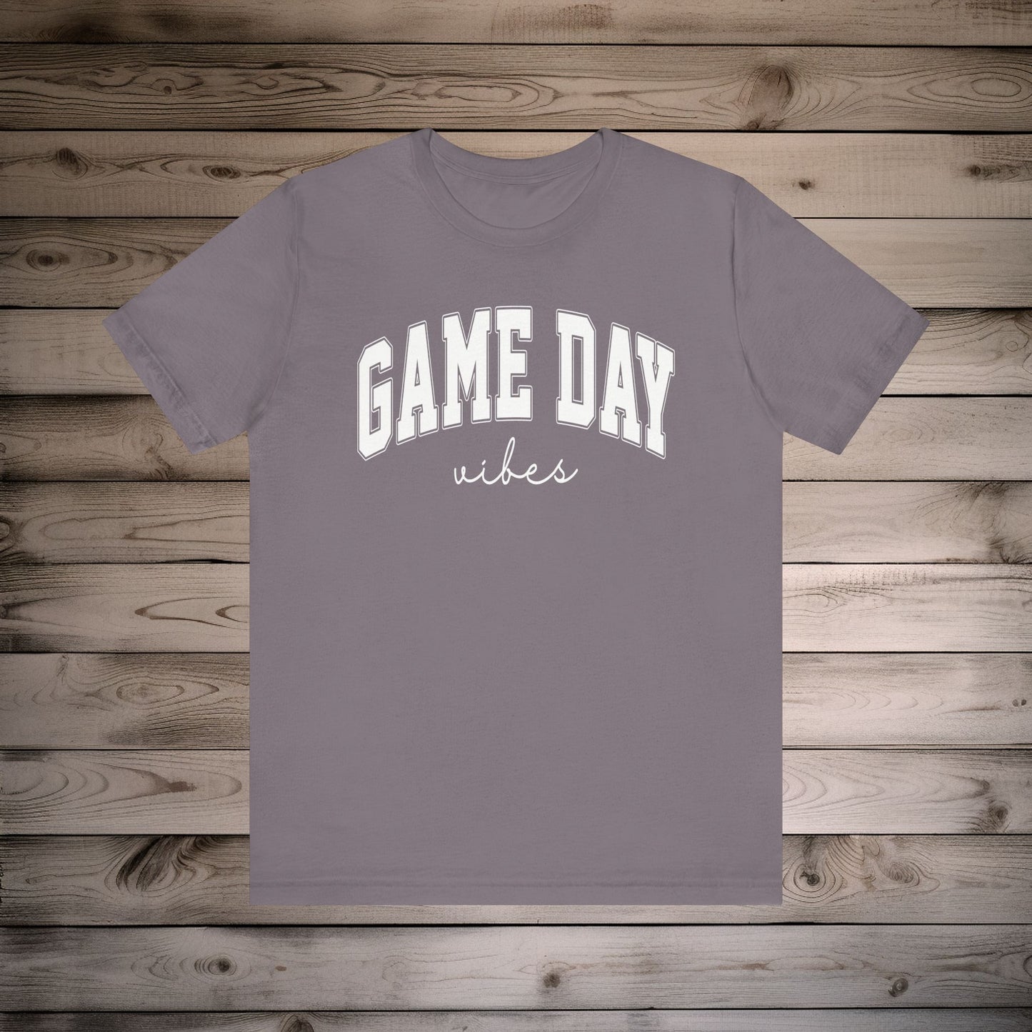 Game Day Vibes - Unisex Jersey Lightweight Tee