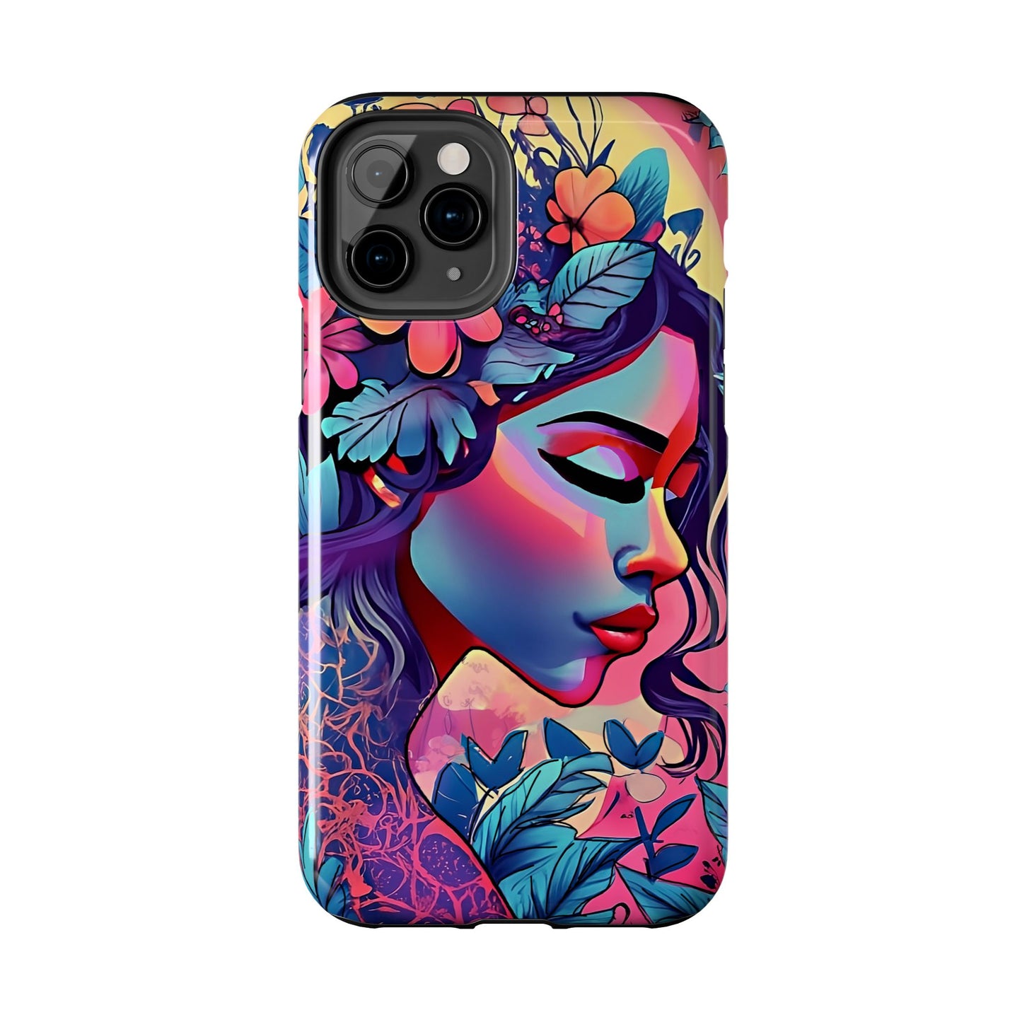 Anime iPhone Case | Water Goddess Original Art | iPhone X, iPhone 11, iPhone 12, iPhone 13, iPhone 14