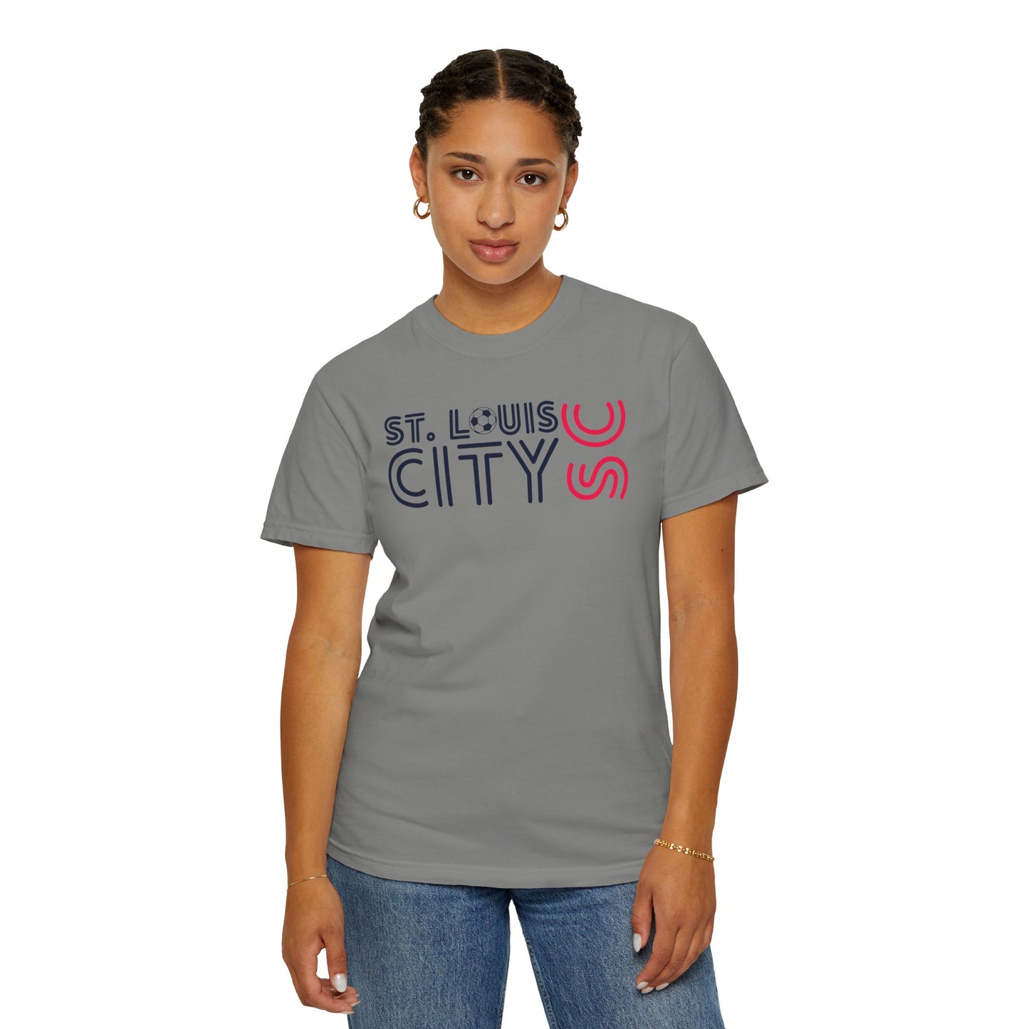 St. Louis City Soccer T-Shirt | Minimalist | Comfort Colors Tee