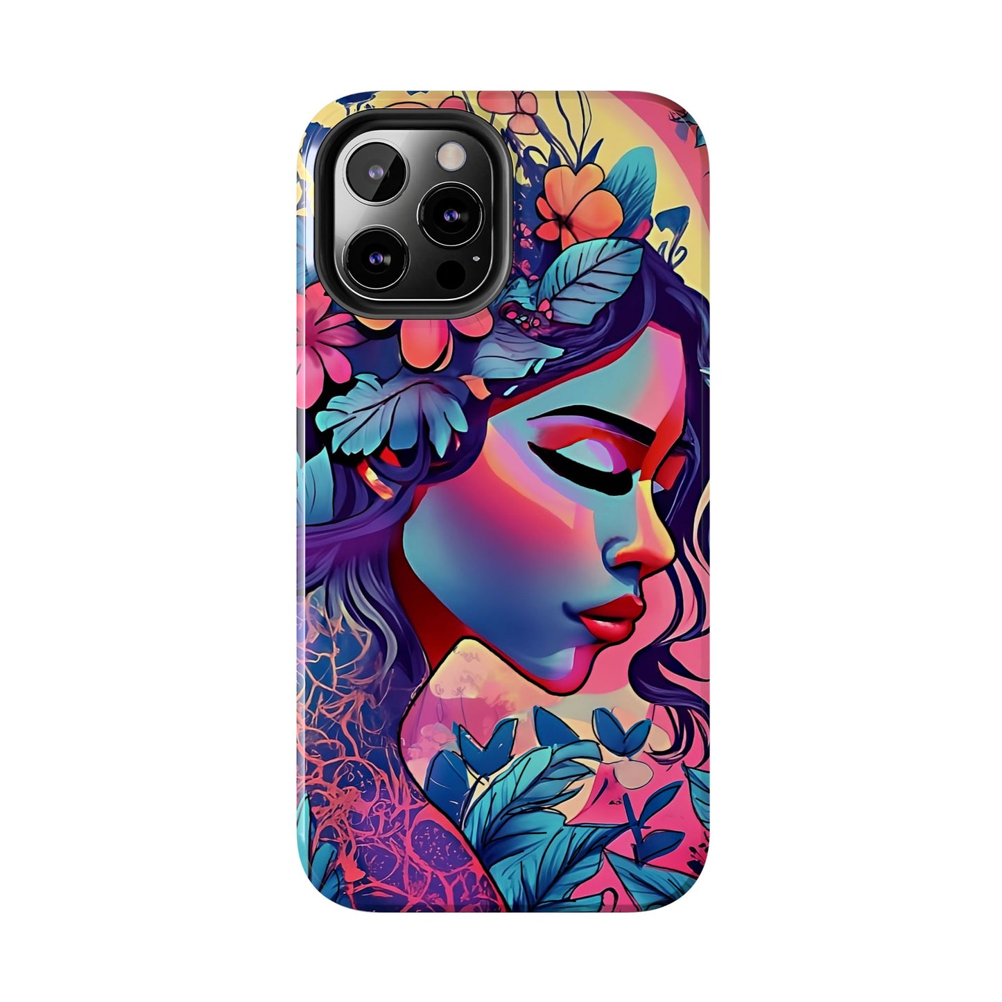 Anime iPhone Case | Water Goddess Original Art | iPhone X, iPhone 11, iPhone 12, iPhone 13, iPhone 14