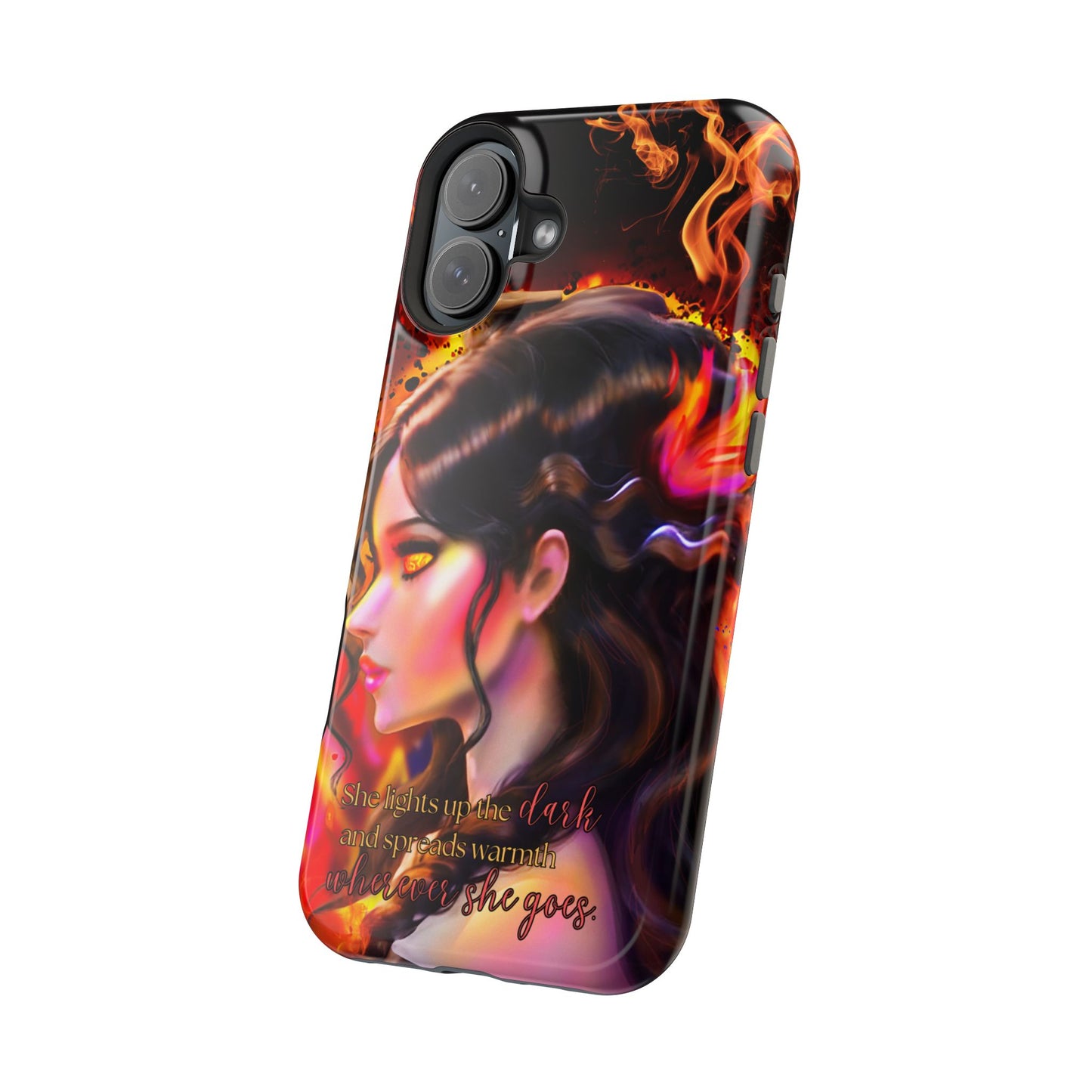 Anime Magnetic Phone Case | Fire Goddess Original Art