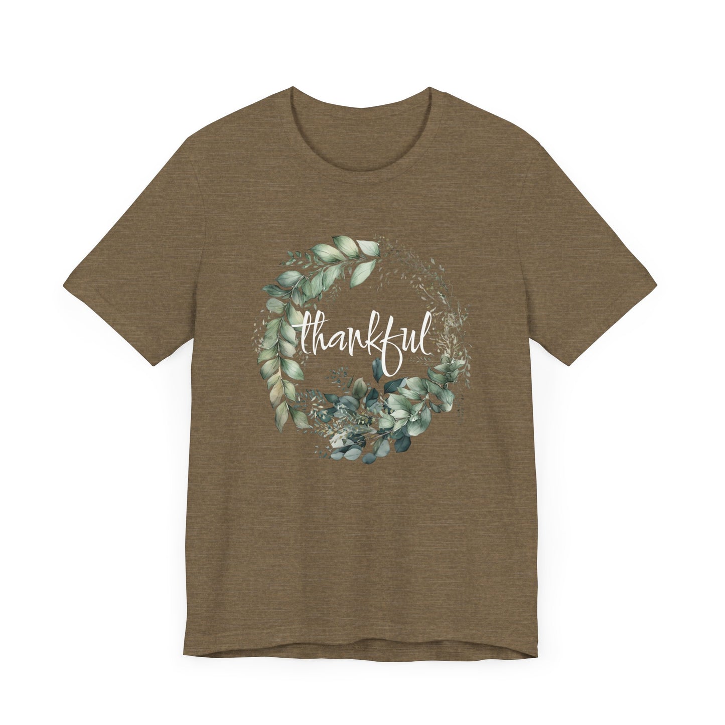 Adult "Thankful" - Unisex Jersey Short Sleeve Tee