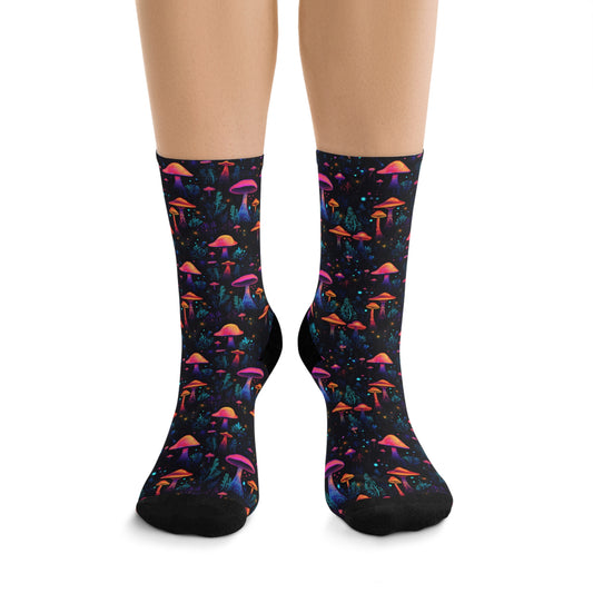 Mushroom Lover Socks | Recycled Poly Socks