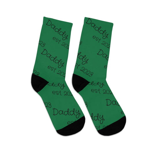 Daddy Est. 2023 | Recycled Poly Socks