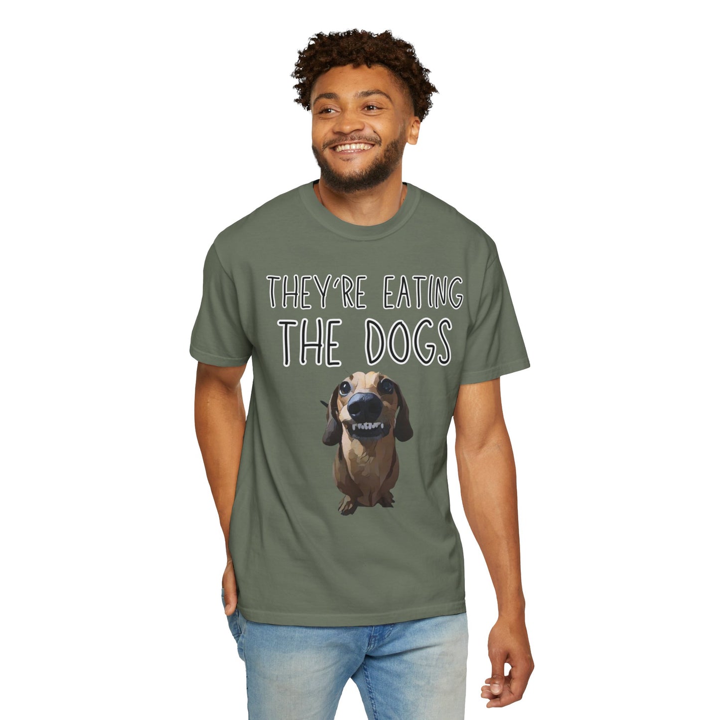 They’re Eating the Dogs! Personalized Dog T-Shirt